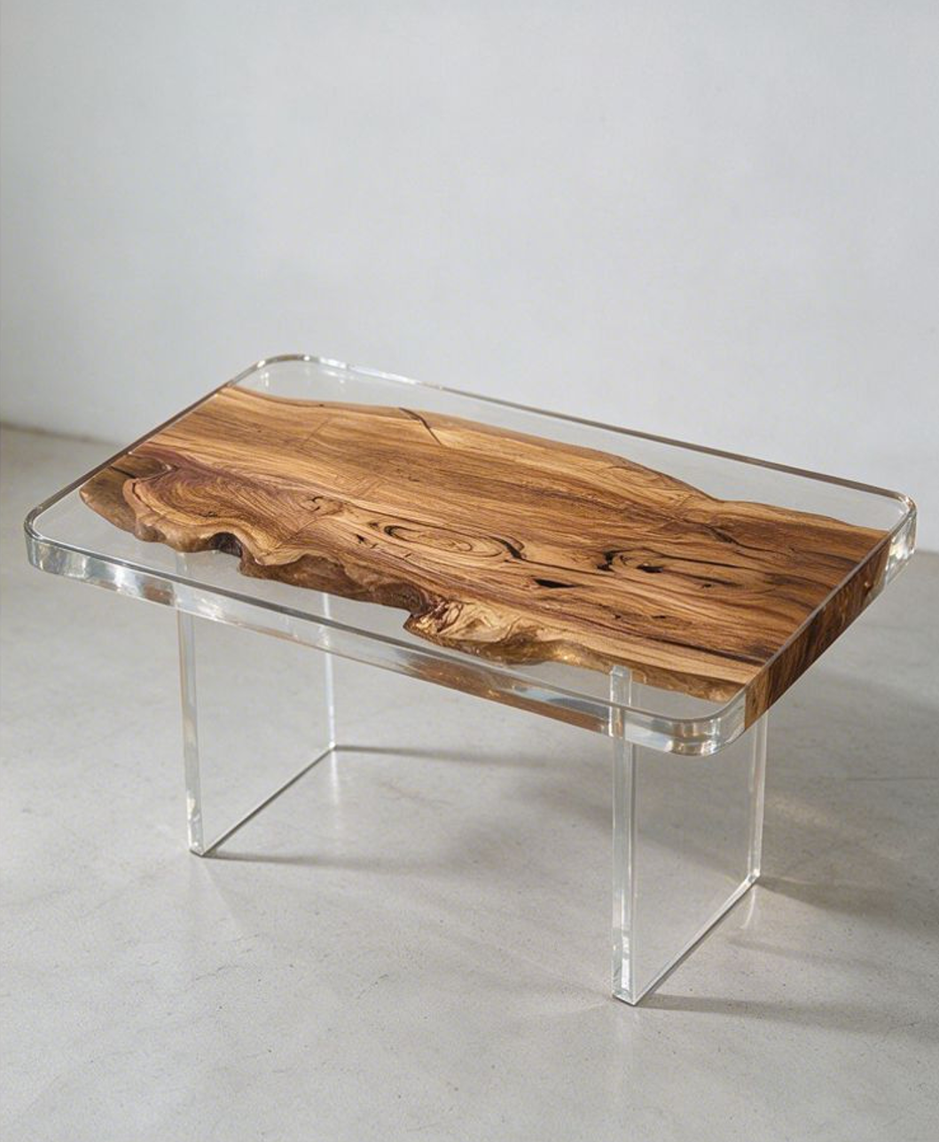 Olive wood resin table-35“W x 79″L Thickness 1.8″ - 图片 9